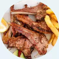 COSTITE DE MIEL LA GRATAR/  GRILLED LAMB RIBS